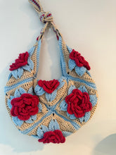 Load image into Gallery viewer, Rose Hobo Bag
