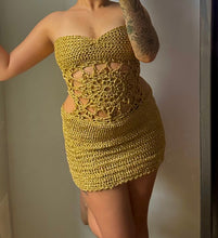 Load image into Gallery viewer, Gold Sun Dress
