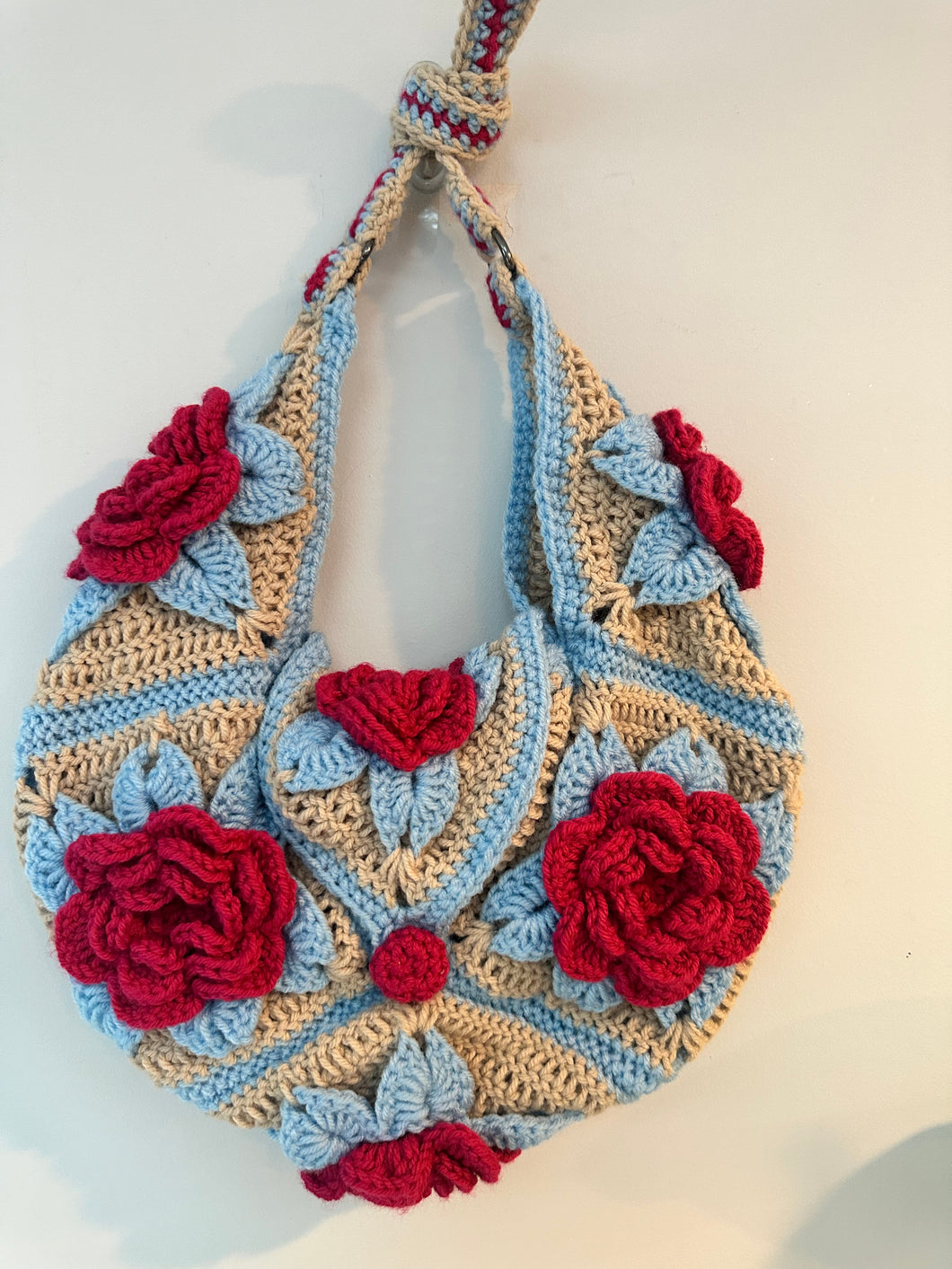 Rose Hobo Bag